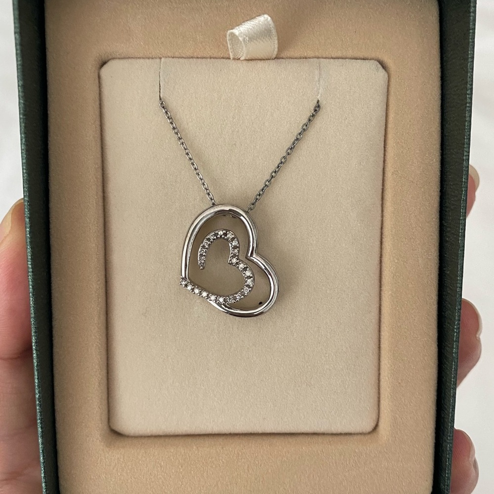 Silver Heart Necklace | Mappins